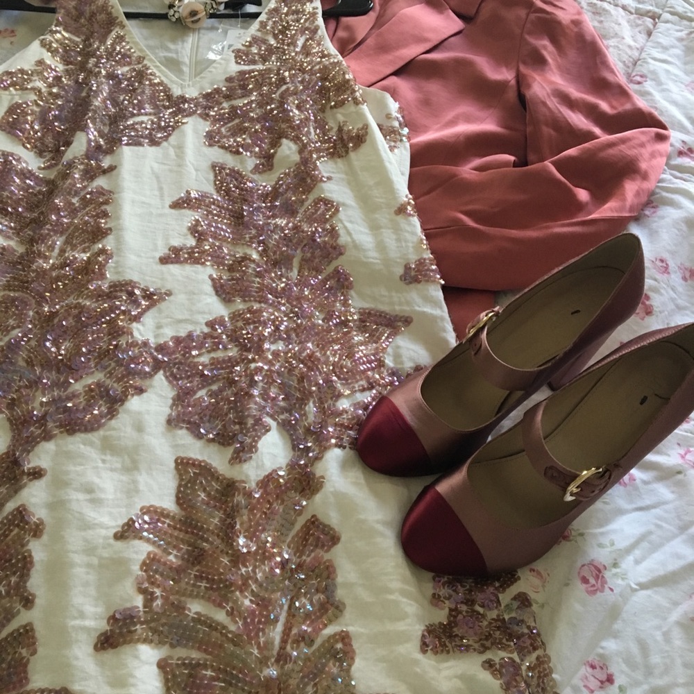NWT J Crew collection sequin shift dress - Picture 1 of 8